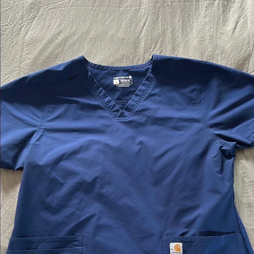 Carhartt Modern Fit Navy Scrub Top